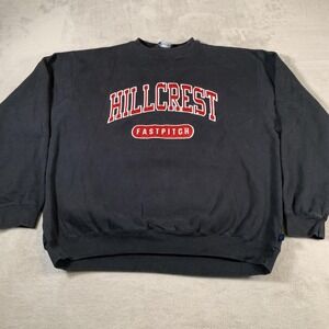 VTG Holloway Sweatshirt Mens Large Hillcrest Fastpitch Crewneck Pullover Sports‎